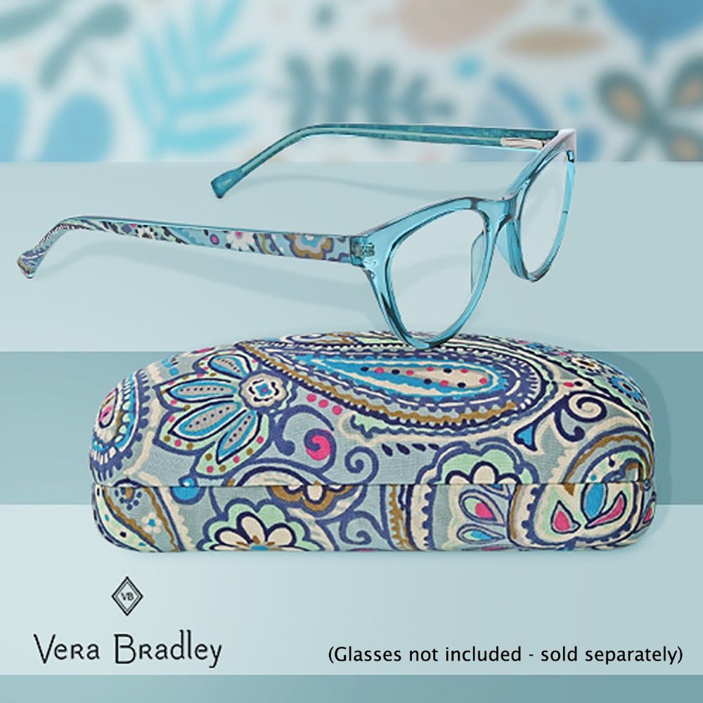 Vera Bradley Clamshell Eyeglass Case - DAISY DOT PAISLEY